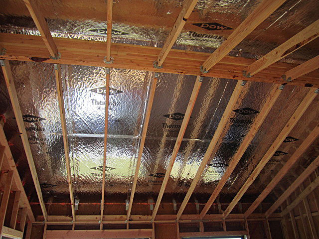 unfinished attic ceiling 
