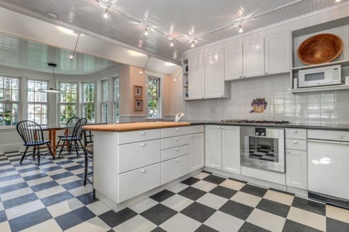 open-plan kitchen