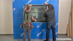 Install and flash a window over peel-and-stick housewrap