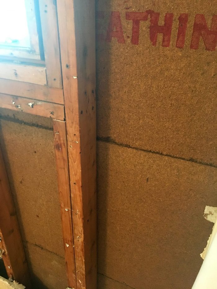 Ryan's fiberboard sheathing