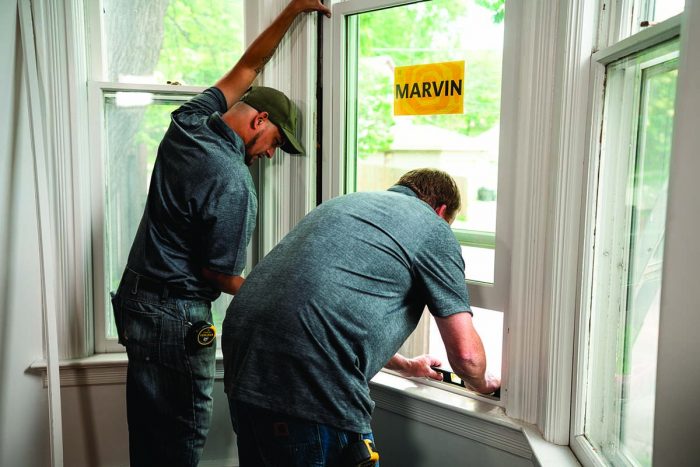 leveling the window