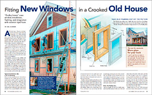 Fitting New Windows in a Crooked Old House