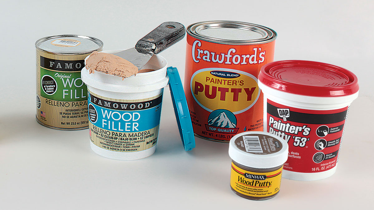 Different Types of Wood Filler and Putty