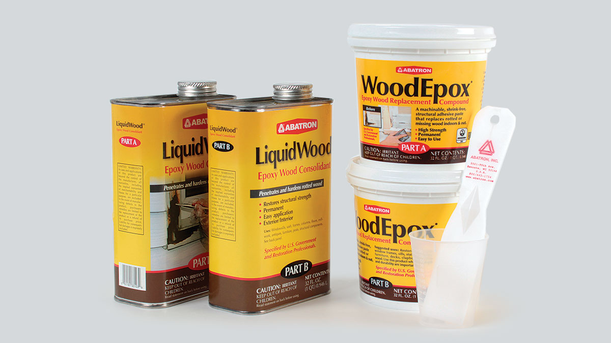 Abatron Liquid Wood and Wood Epox