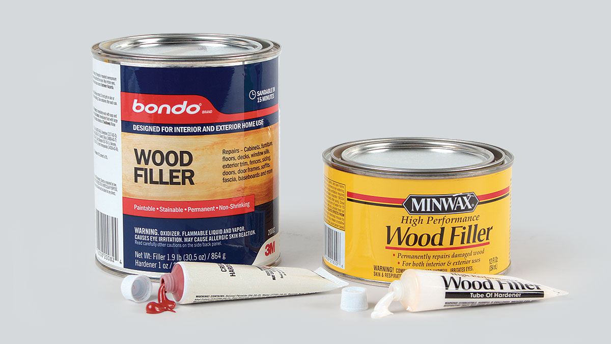 Resin Wood Filler vs Two Pack Filler