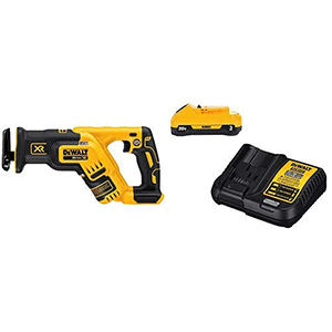 DEWALT-DCS367B-20V-Max-XR-Brushless-Compact-Reciprocating-Saw,-(Tool-Only),-with-DCB230C-20V-Battery-Pack-
