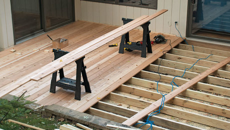 installing wood decking