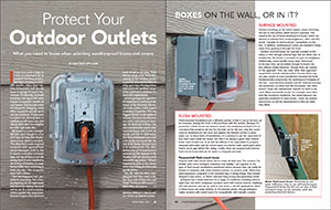 Protect Your Outdoor Electrical Outlets - Fine Homebuilding