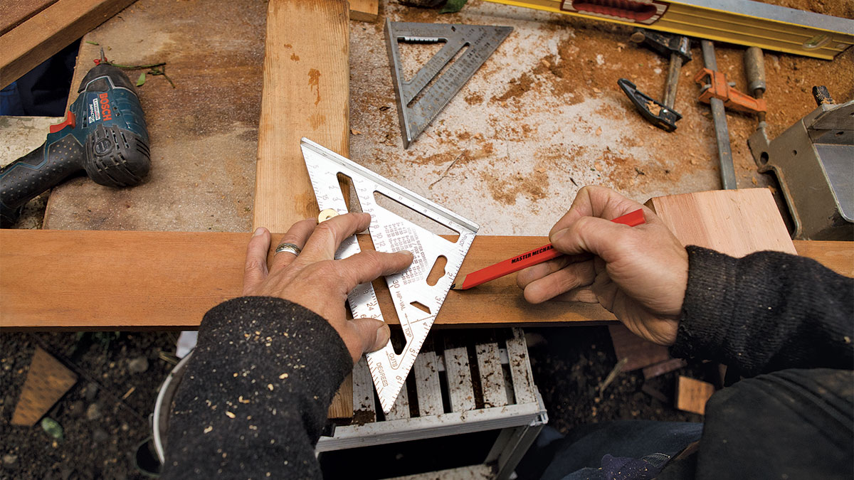 Stair Rail for Post-to-Post Deck Railing on an Angle