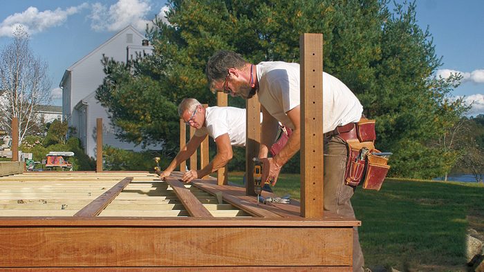how to install wood decking