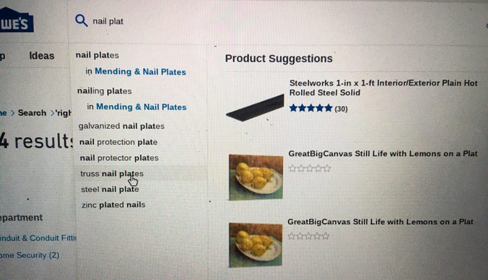 Lowes product suggestions