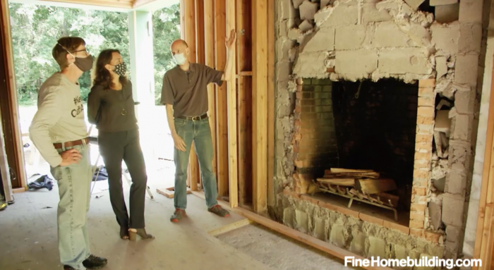 how to install a fireplace in a passive house