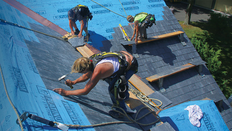 slate roofing installation