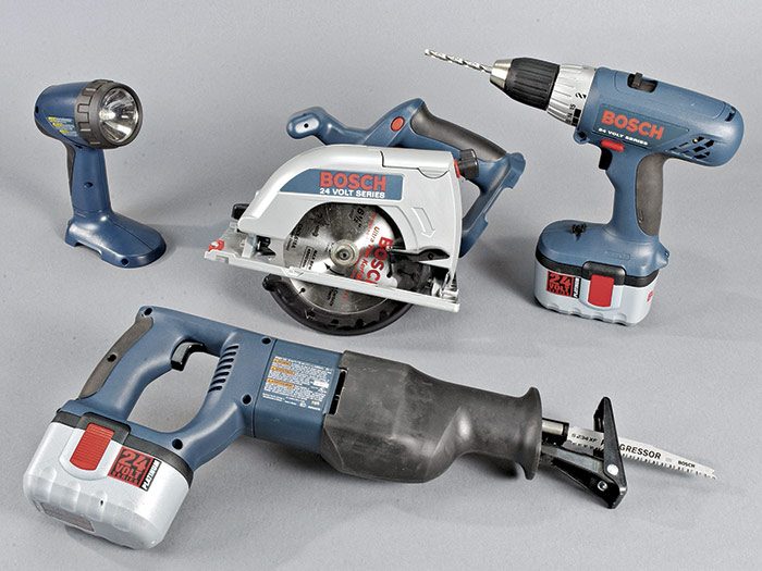 electriciam's cordless power tools