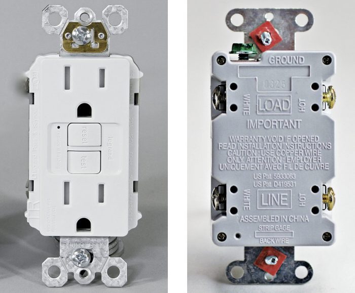 Quality GFCI and AFCI receptacles 
