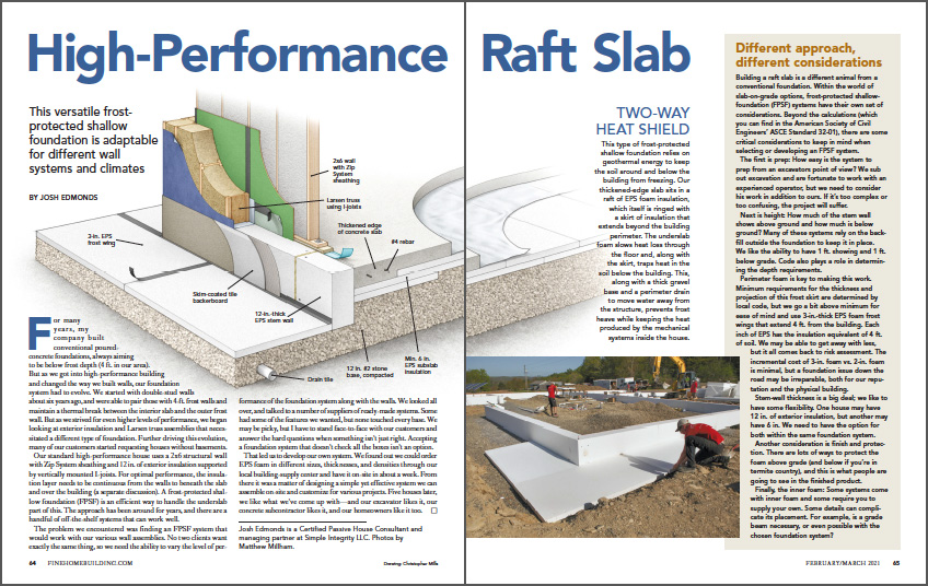 High-Performance Raft Slab spread