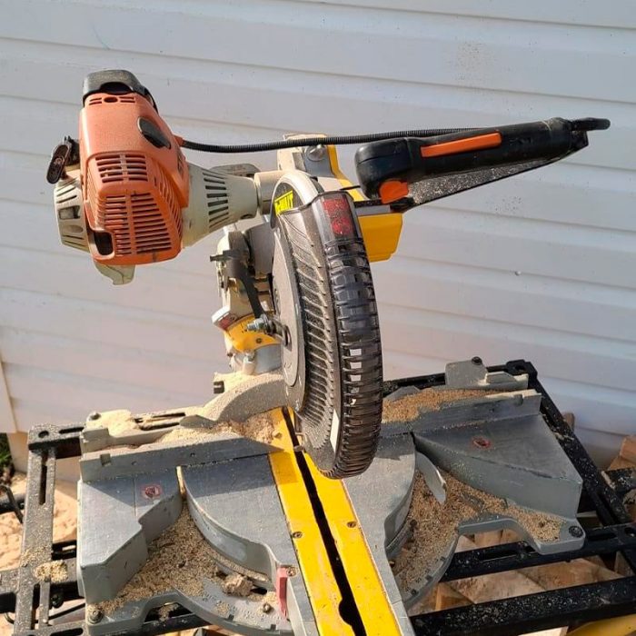 Gas miter-saw