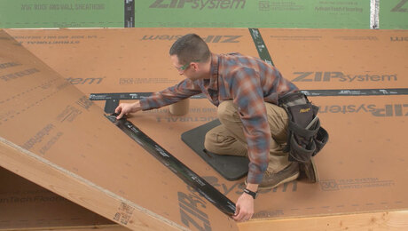 installing zip roof sheathing
