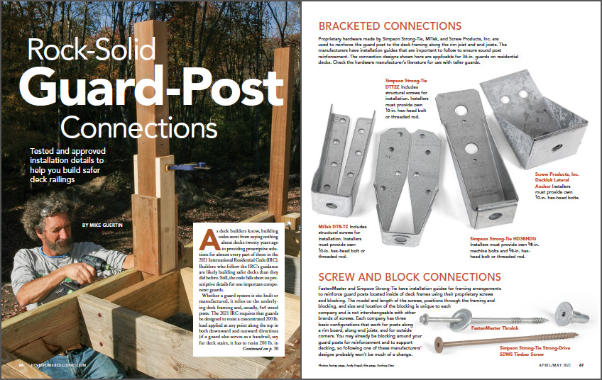 Rock-Solid Guard-Post Connections