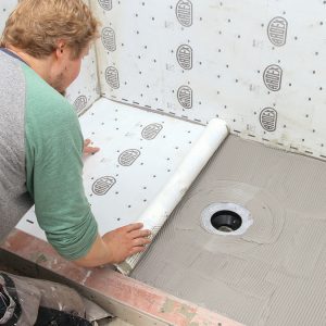 SHEET MEMBRANE is unbeatable. Effective over everything from traditional backerboard to a mud-bed shower pan, bonded sheet membrane offers the highest level of waterpoofing, durability, and crack isolation.