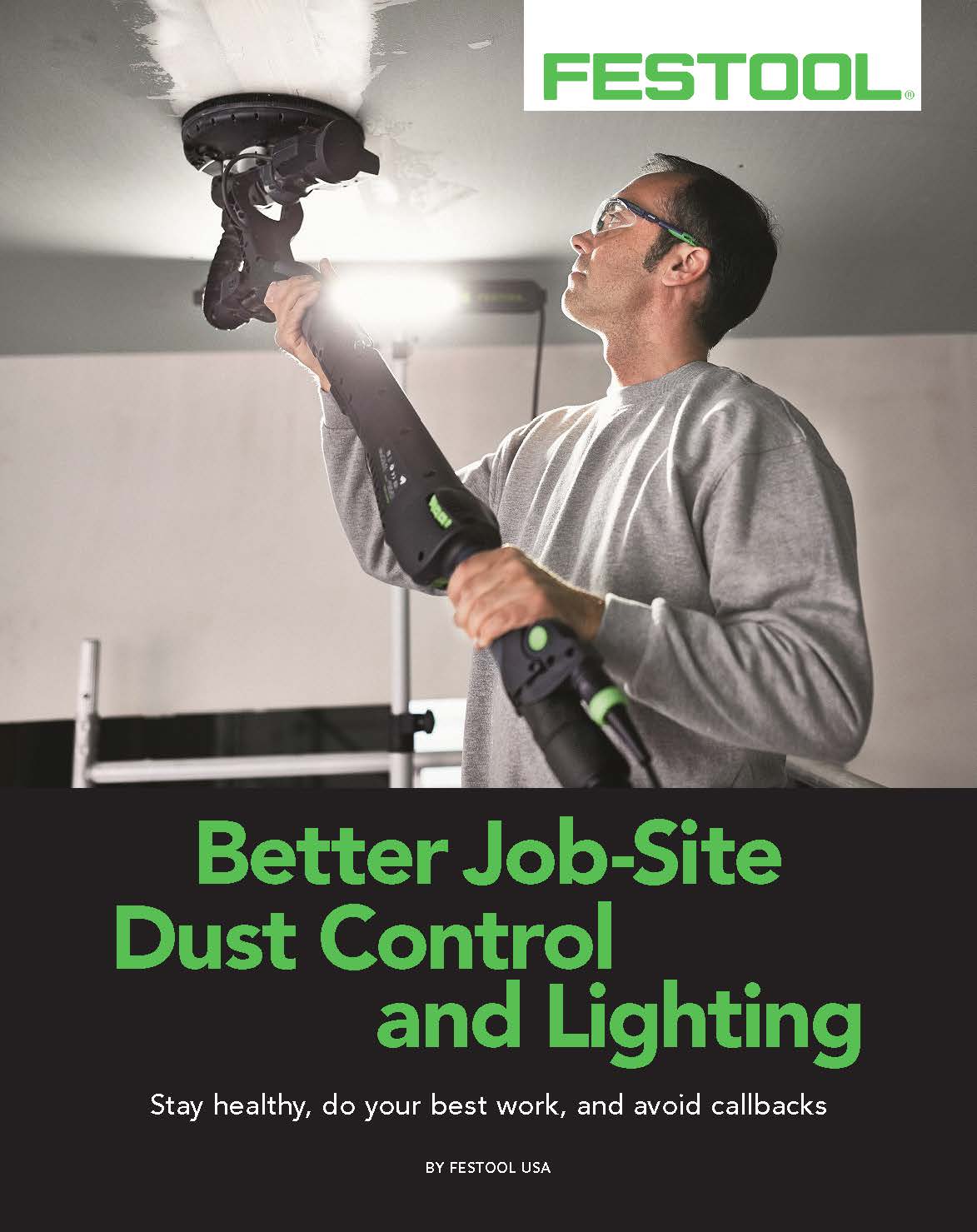 Better Job-Site Dust Control and Lighting - Festool White Paper Cover