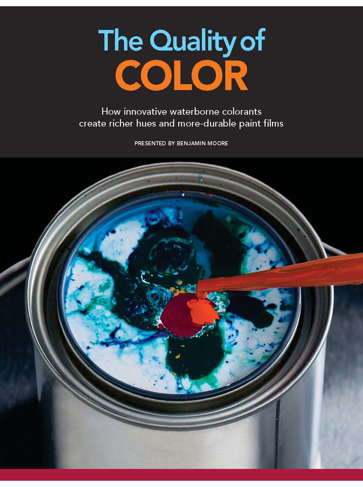 The Quality of Color - Benjamin Moore White Paper Cover