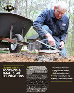 Footings and Small Slab Foundations - Sakrete White Paper Cover
