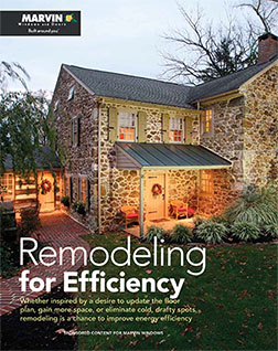 Remodeling for Efficiency - Marvin White Paper Cover
