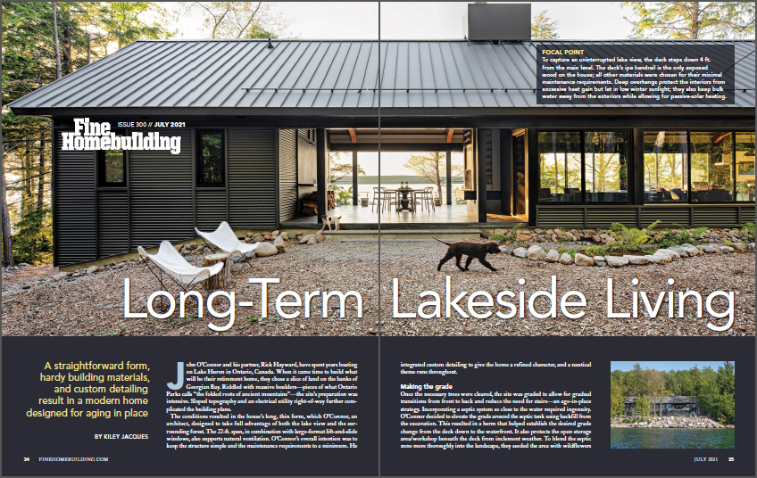 Long-Term Lakeside Living Front Cover of Article