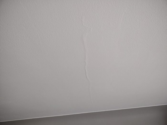 Tom's ceiling crack