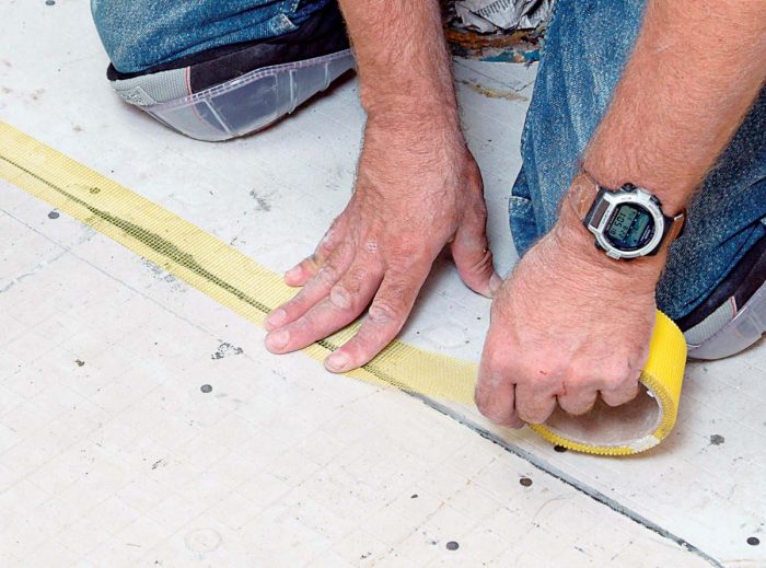 Apply tape smoothly without bumps or ridges.