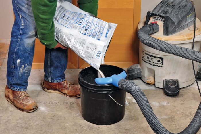 The WaleTale Dust Control vacuum attachment clips onto the rim of a bucket and keeps dust from mixing mortar and grout to a minimum. With upcoming and changing OSHA standards, products like this are valuable and indispensable for employers and employees alike.
