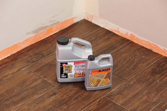 New grout additives are now available that make cement grouts much stronger and more impervious to stain. They are also easy to use as most are added with water or replace water entirely.