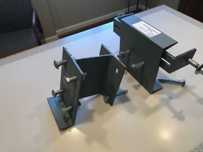 Grey deck ledger on a table