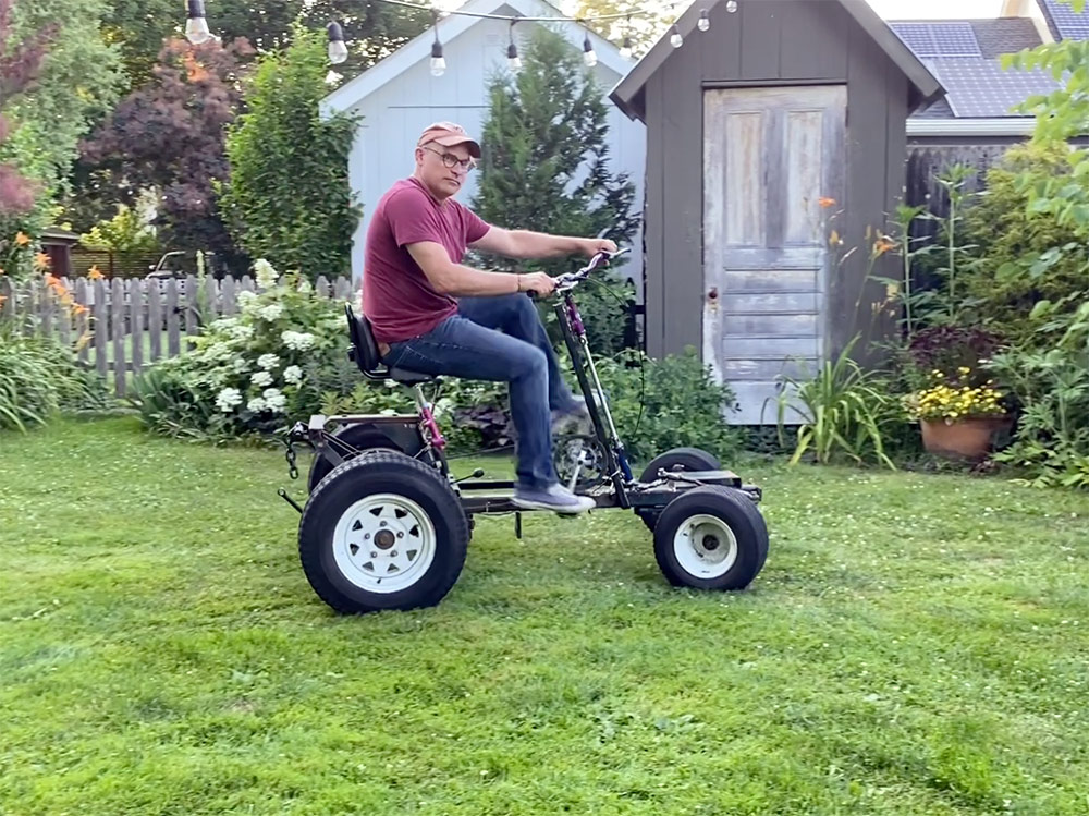 Rob's bike-tractor