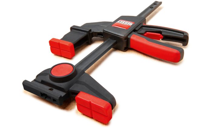 Bessey track-saw table clamp