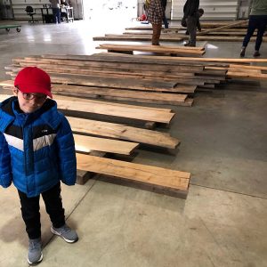 Parks department lumber
