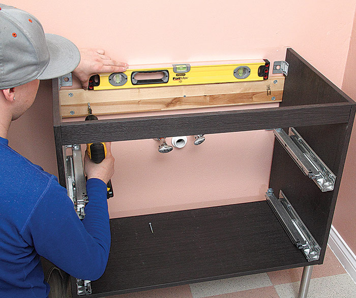 Installing a Vanity with Drawers - Fine Homebuilding