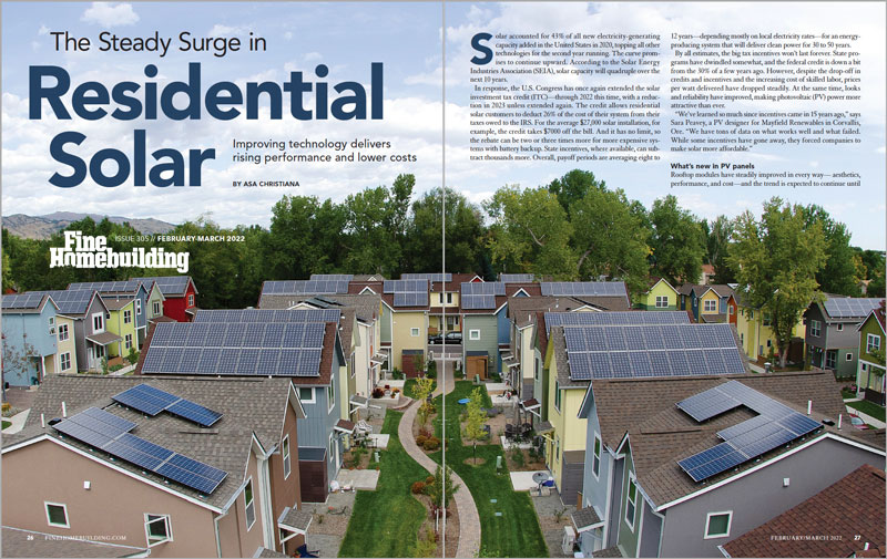 The Steady Surge in Residential Solar