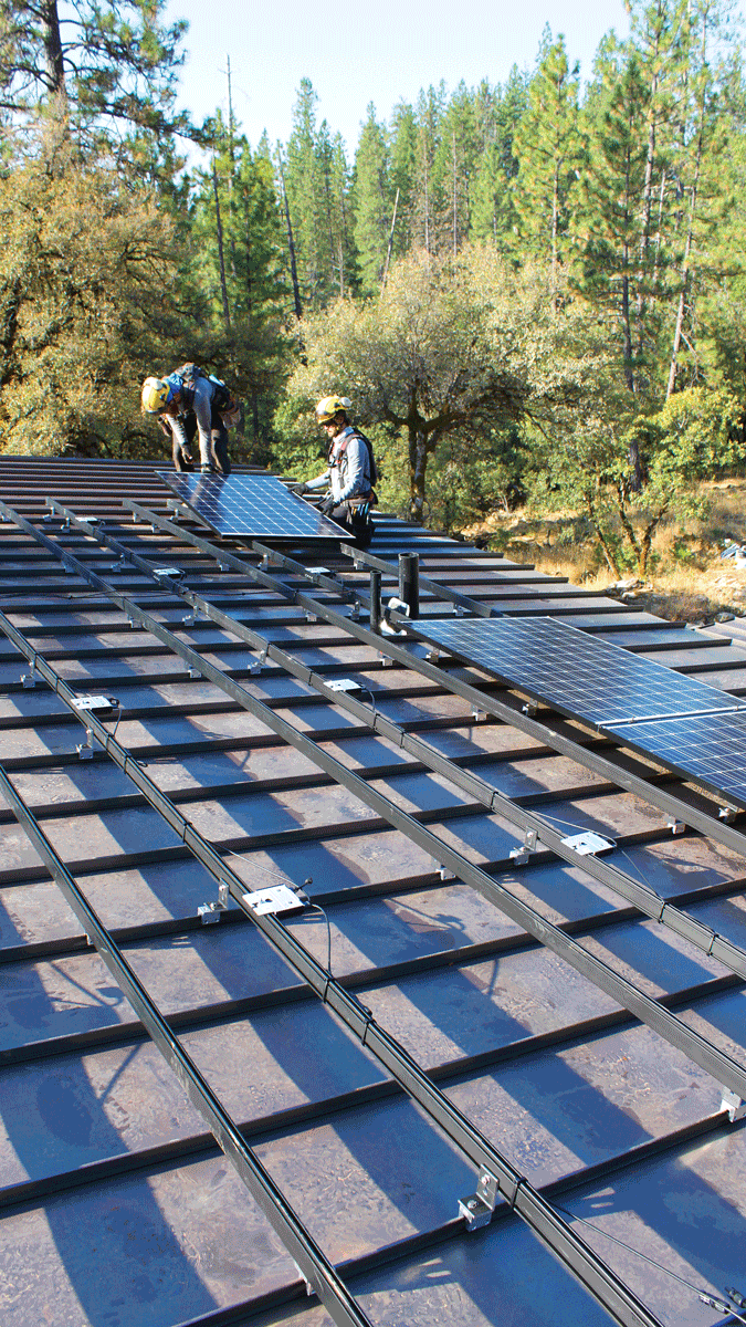 Racking is very reliable “Racking” is the industry term for the mounting systems that attach solar panels to roofs. When chosen and installed correctly, these mounts, rails, and clamps are extremely reliable and will not adversely affect the performance of the roof. 