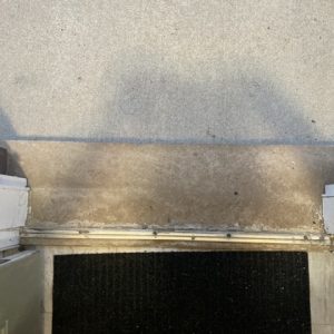 Concrete Poured Over Door Threshold - Fine Homebuilding