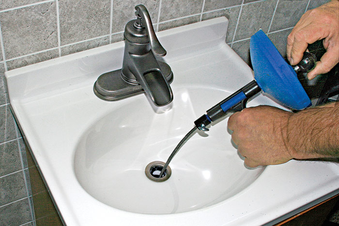 How to snake your bathroom sink. 