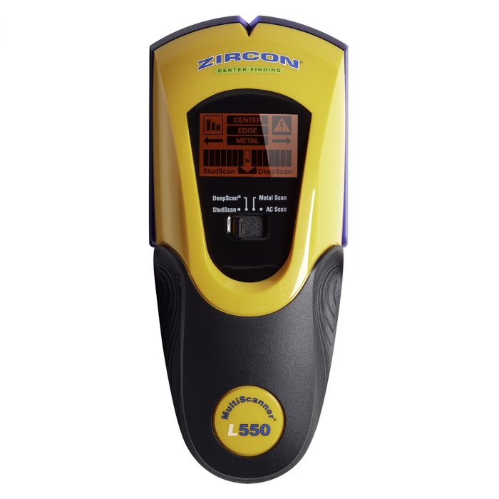 Product shot of the Zicron L550 stud finder.