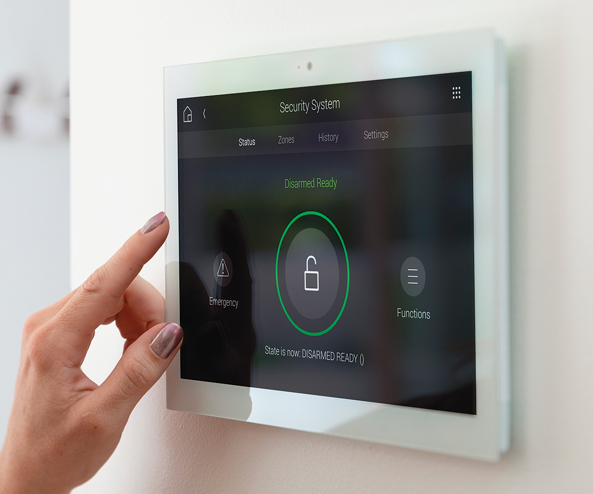 touch-screen smart security control