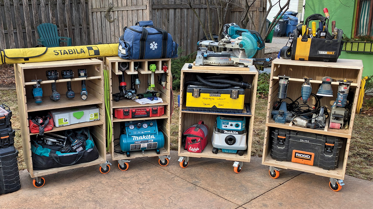 Build a Mobile Tool-Storage System - Fine Homebuilding