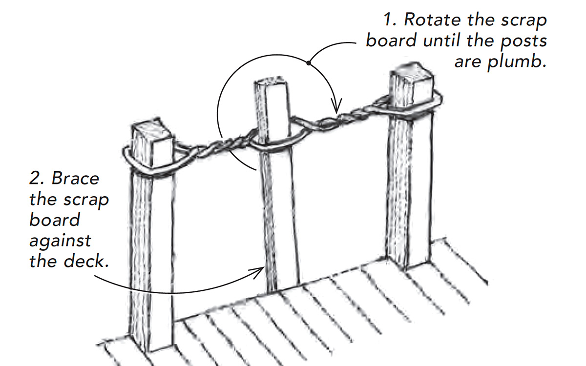 Pull Posts into Position - Fine Homebuilding