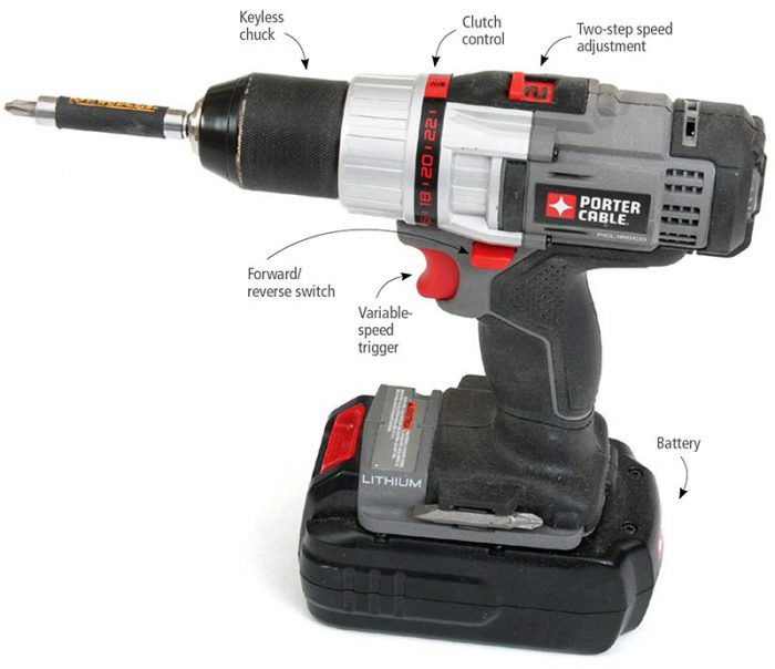 cordless 3⁄8-in. variable-speed drill