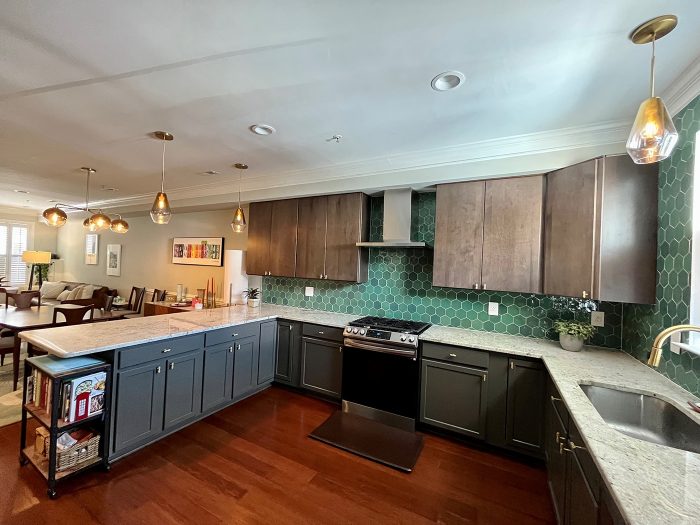 A remodeled kitchen