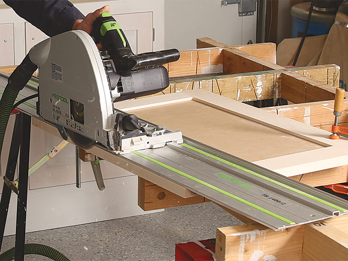 Trim with the track saw