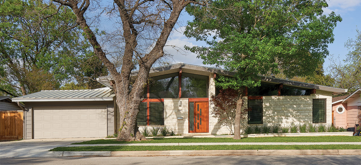 remodeled 1950s ranch home